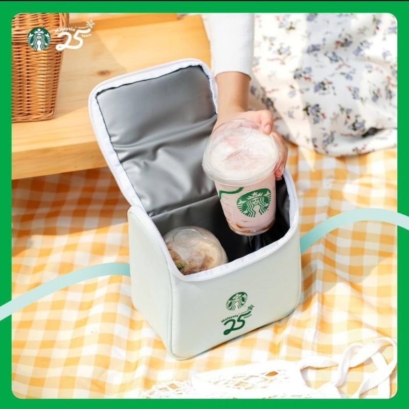 Starbucks Limited Edition 25th Anniversary Cooler Bag | Shopee