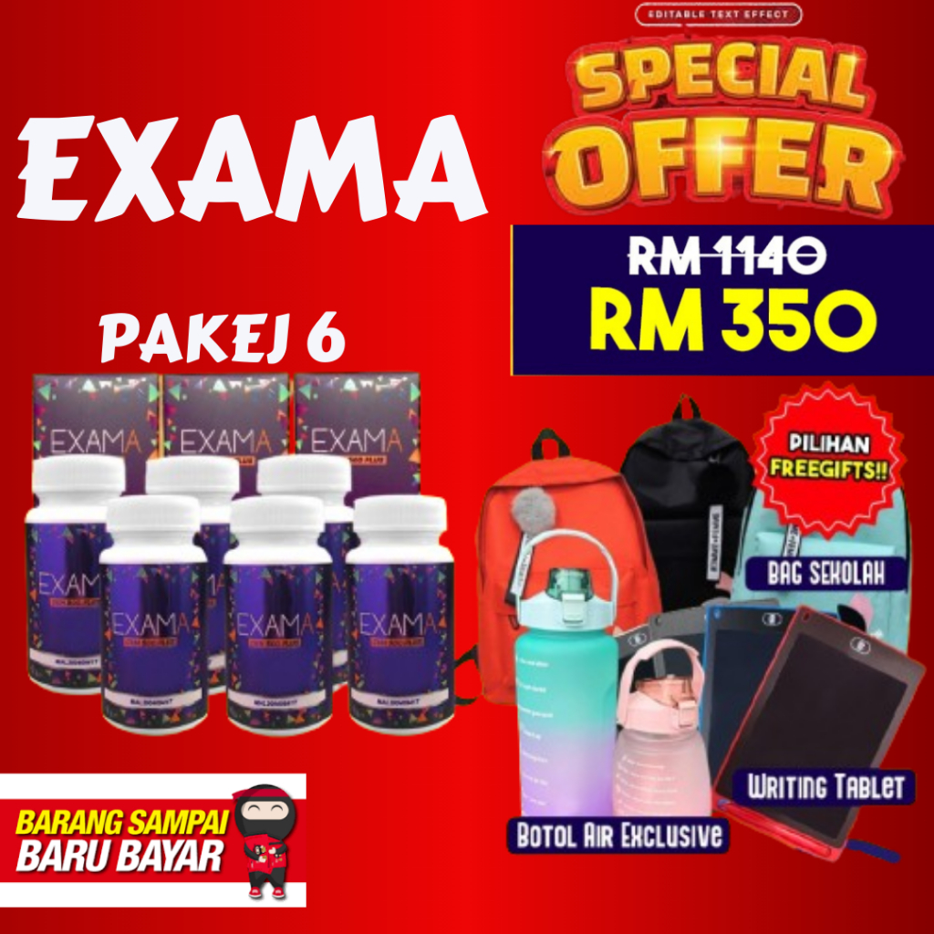 Exama Minda Cerdas Original HQ 100% Vitamin Minda Kanak2 Brain ...