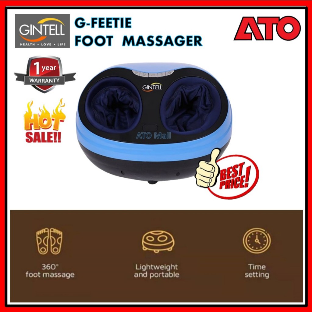 GINTELL G-FEETIE FOOT MASSAGER Shiatsu Foot Care Foot Massager