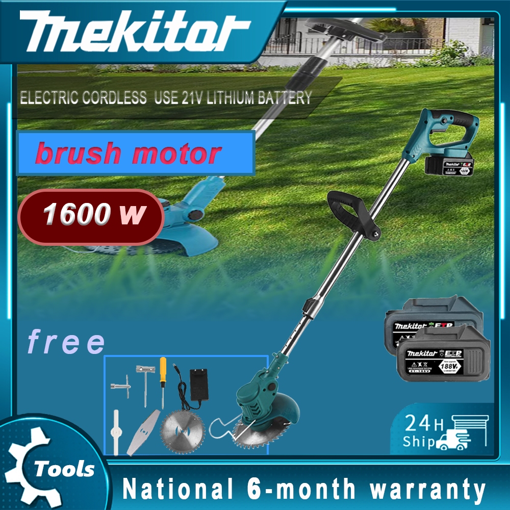 Mekitor mesin rumput bateri grass cutter cordless pemotong rumput ...