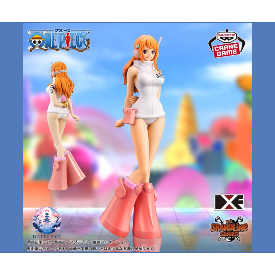 Figurine Banpresto One Piece - The Grandline Series Egg Head - Luffy, Sanji, Nami