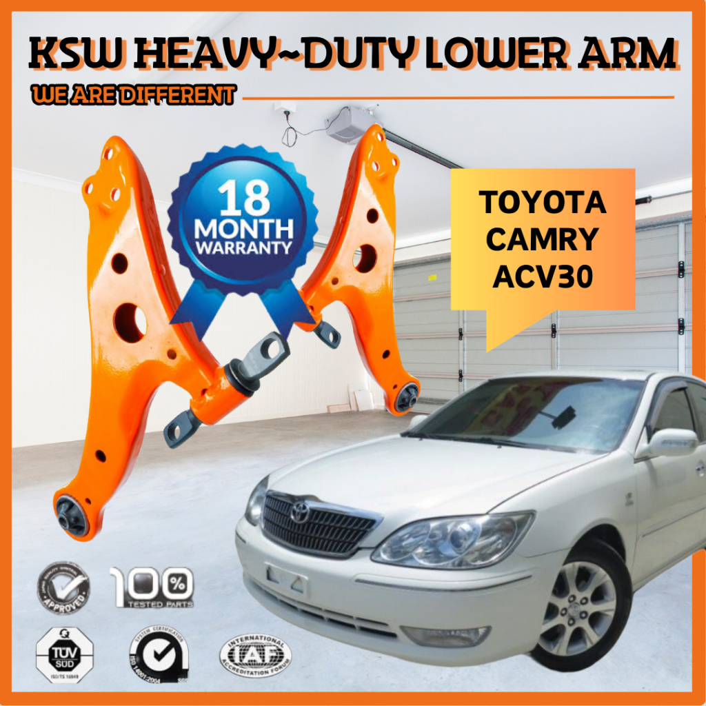 KSW Heavy Duty Lower Arm Left Right [ 18 Months Warranty ] Toyota Camry ...