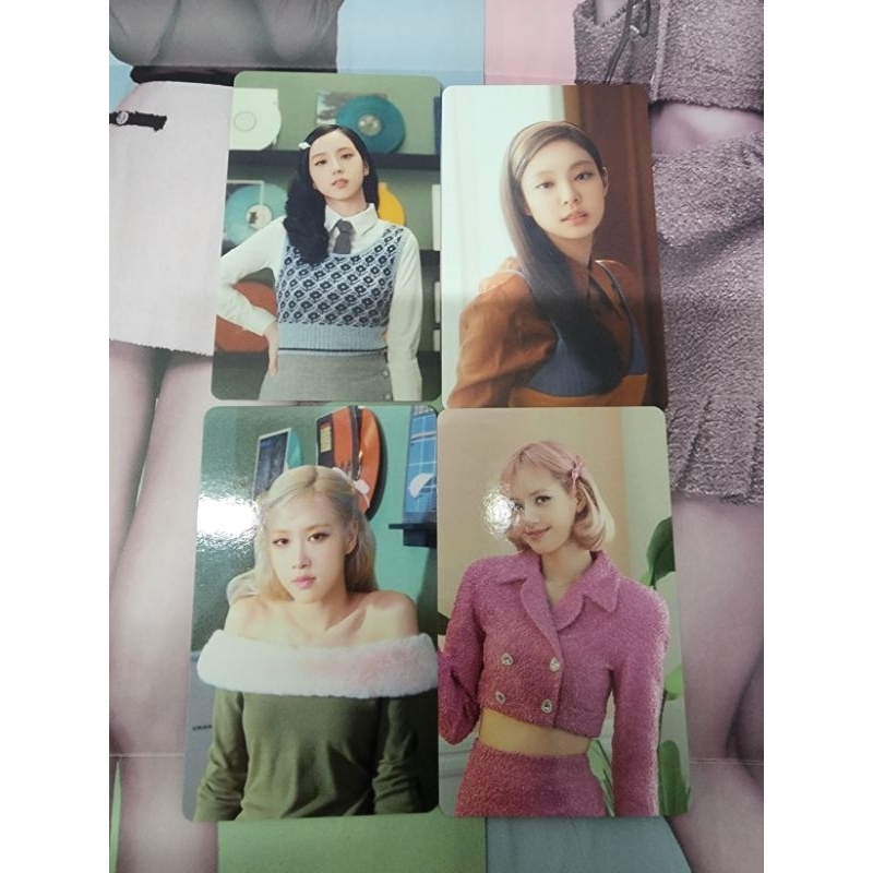 Blackpink The Game Back To Retro Bptg Photocard Pob Jisoo Jennie Rosé 