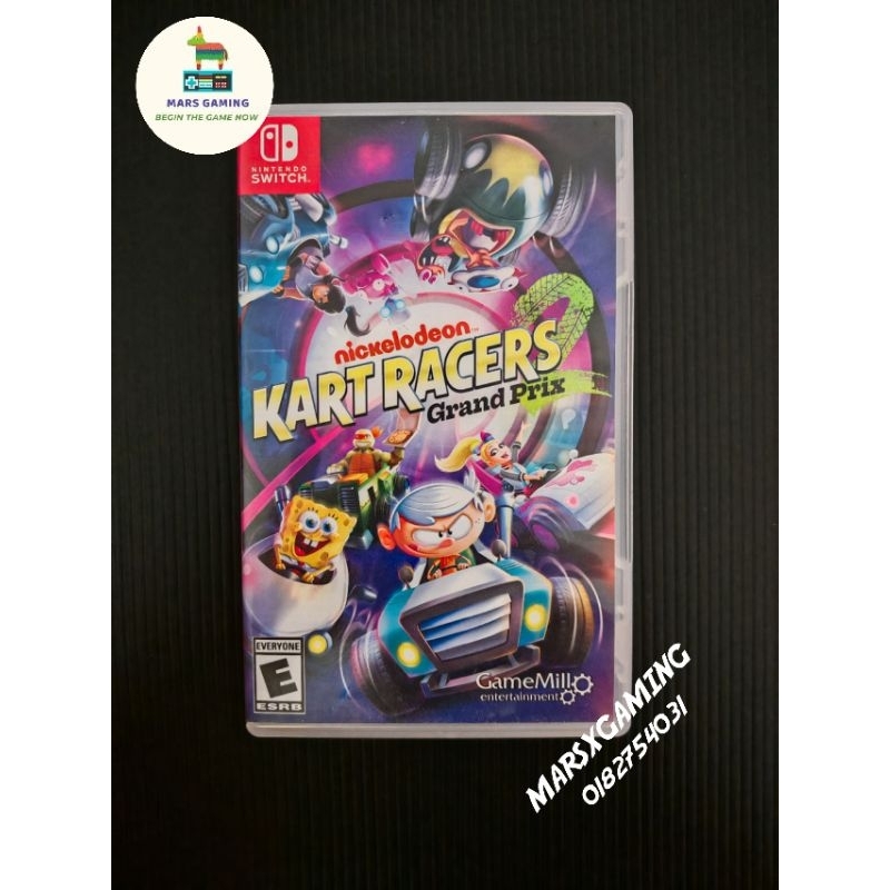 Nintendo Switch Nickelodeon Kart Racers 2 Grand Prix Used | Shopee Malaysia