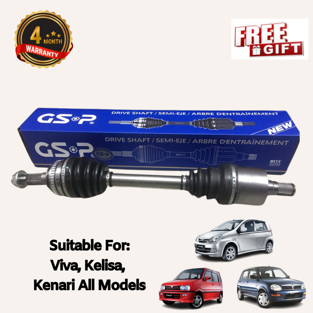 GSP Viva, Kelisa, Kenari (Auto/Manual) Drive Shaft Left (Short) & Right
