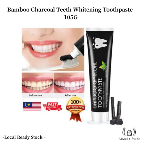 Activated Bamboo Charcoal Toothpaste Whitening Remove Coffee Stain ...