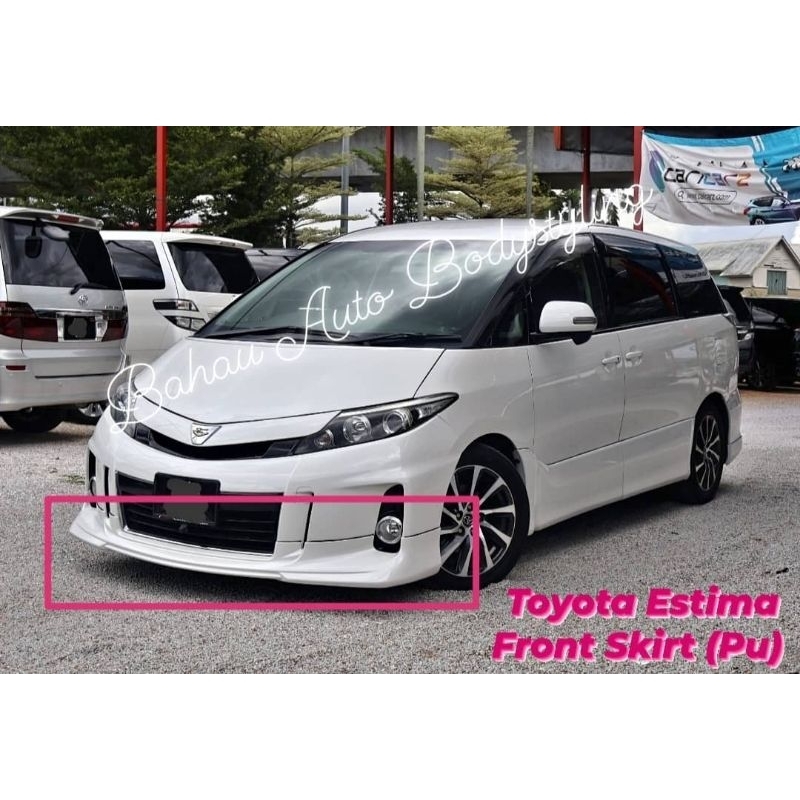 Toyota Estima ACR50 & ARC55 Front and Rear Skirt (PU) | Shopee Malaysia