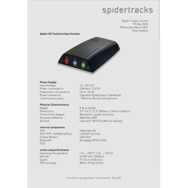 SPIDERTRACKS S5 FLIGHT DATA MONITORING AND AIRCRAFT TRACKING | Shopee ...