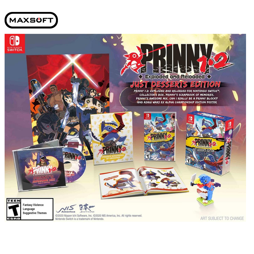 Prinny 1 2 Exploded And Reloaded Just Desserts Edition Nintendo Switch Shopee Malaysia