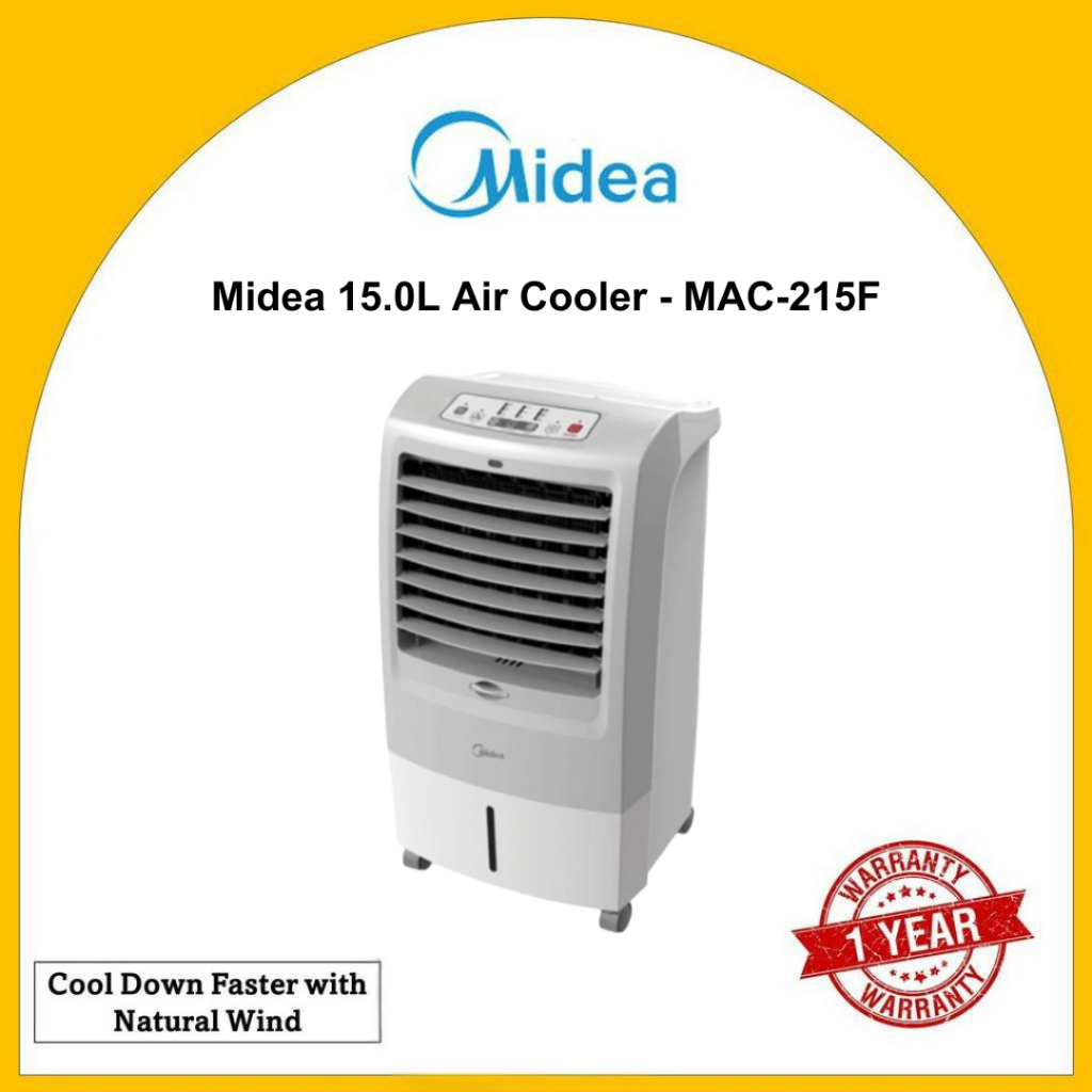 Midea MAC-215F 15L Ionizer Air Cooler With Remote Control | Shopee Malaysia