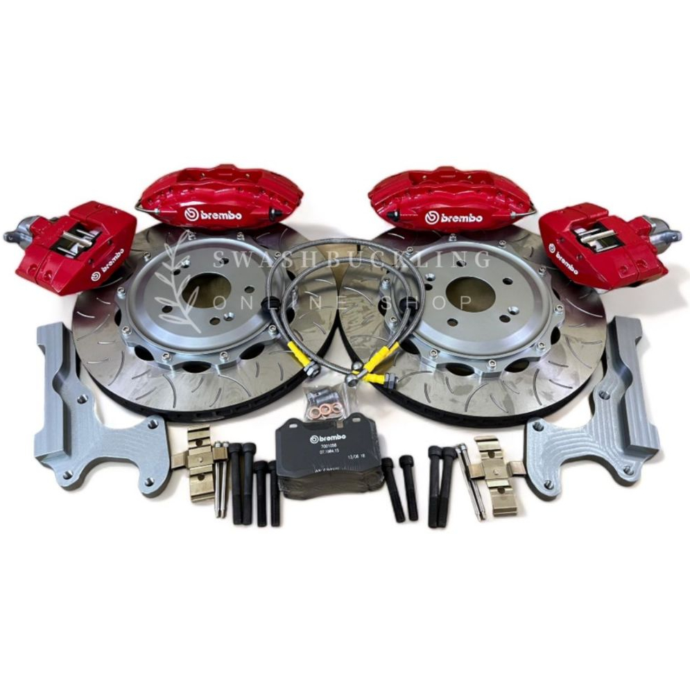 BREMBO F40 4pot with E-brake 355mm/380mm CALIPER REAR SET EBRAKE TYPE ...