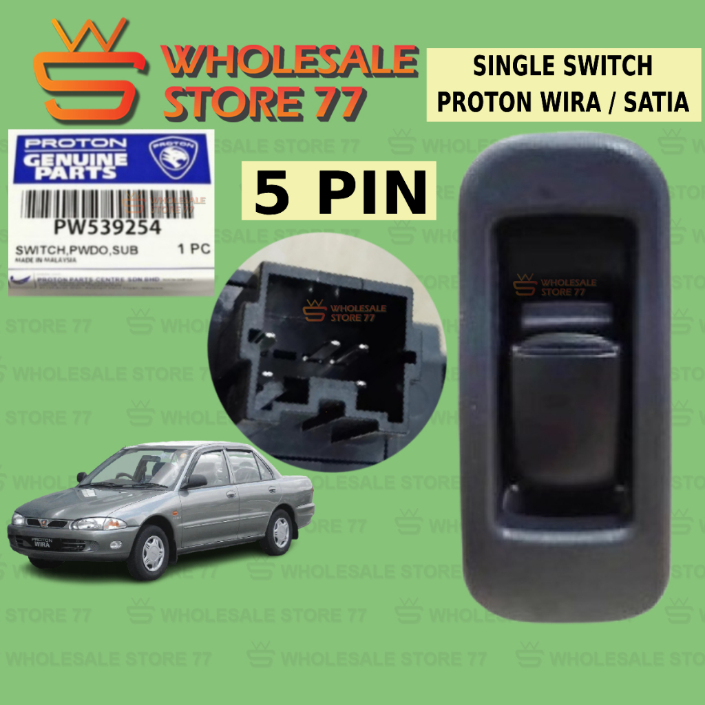 Proton Wira Satria Putra Arena Power Window Switch Car Power Window