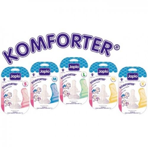Japlo Komforter Anti Colic Nipple (S/M/L/X) | Shopee Malaysia
