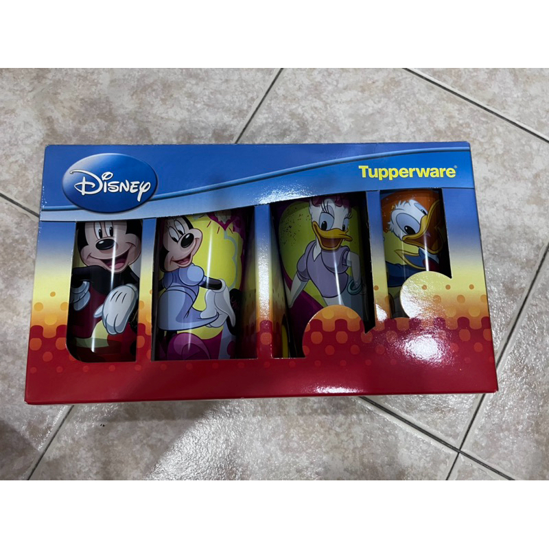 disney original tupperware brand one set(4pcs) 💯 new | Shopee Malaysia