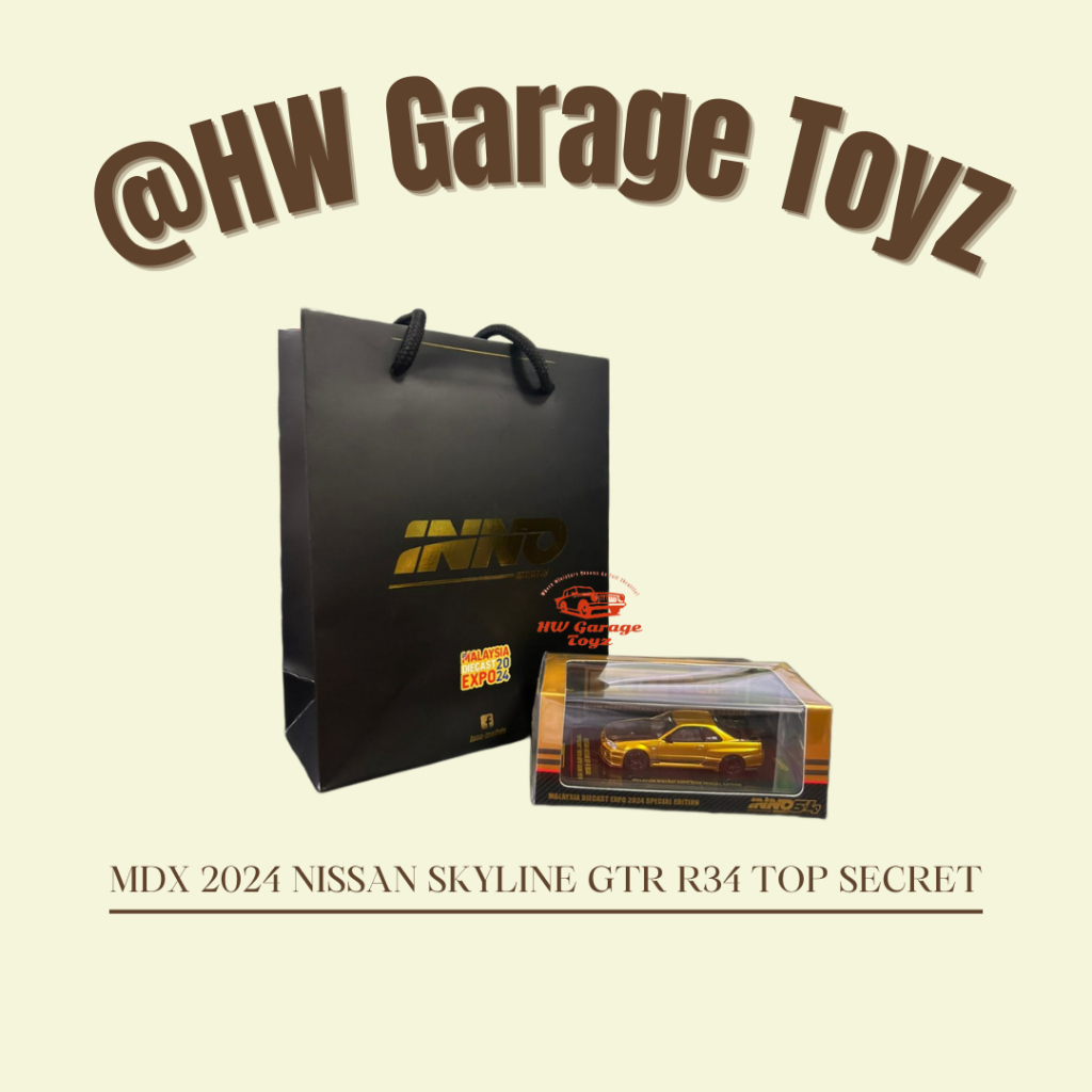 MDX 2024 INNO 64 Bundle Set TOP SECRET GTR R34 GTR R35 Liberty Walk ...