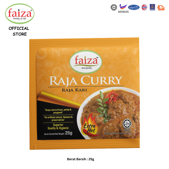 FAIZA's Rempah Raja Kari (25gm) | Shopee Malaysia