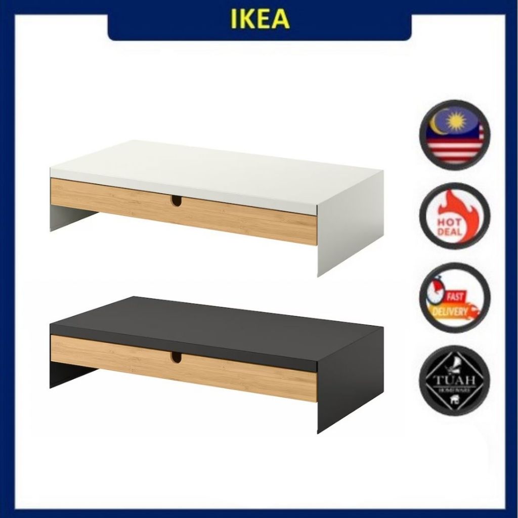 IKEA ELLOVEN Monitor Stand With Drawer Shopee Malaysia