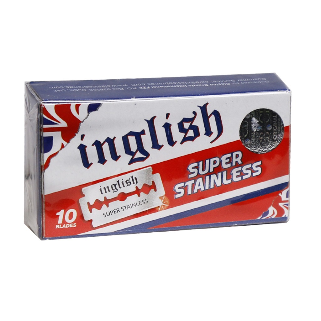INGLISH SUPER STAINLESS 1 BOXS OF 5's Shaving Blades Razor | Shopee ...