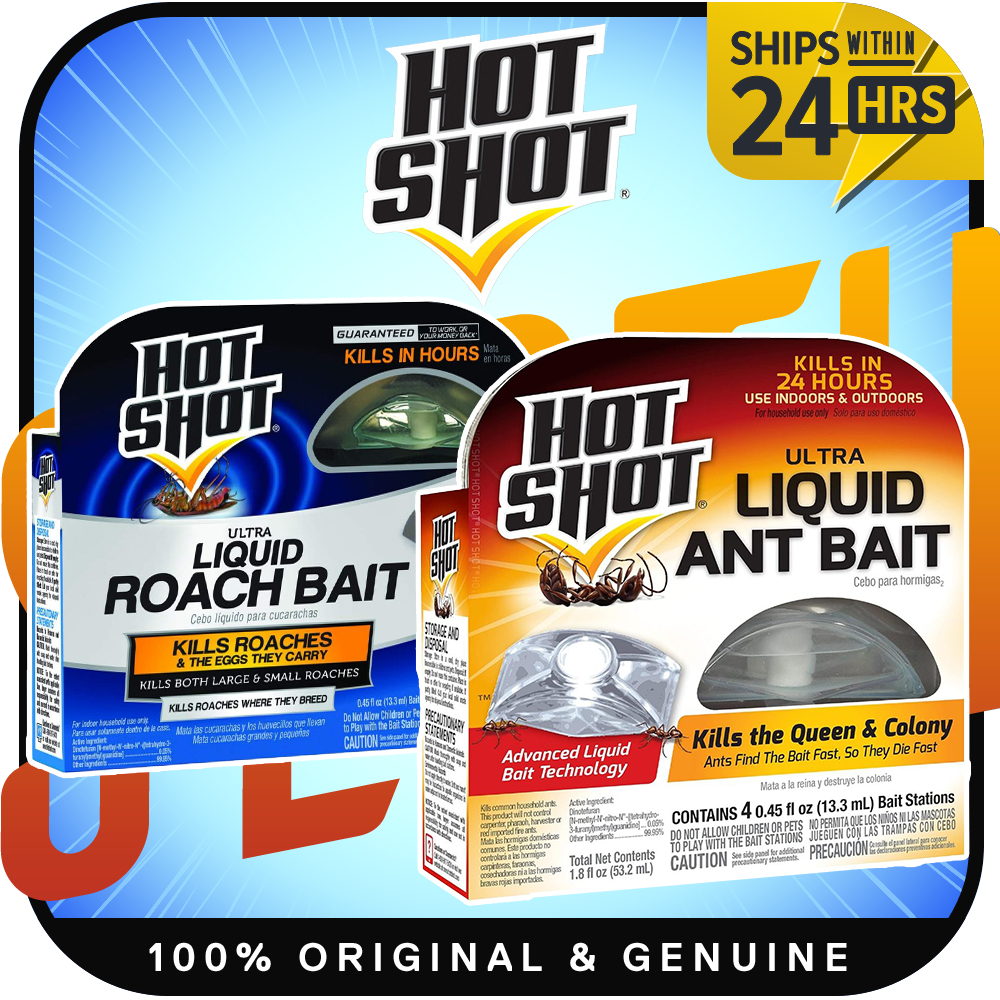 GENUINE Hot Shot Ultra Liquid Ant Bait l Hot Shot Liquid Roach Bait
