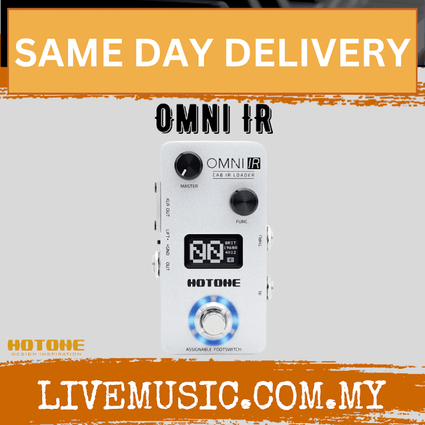 ベース HOTONE OMNI IR CAB IR Loader Hotone Omni IR Impulse Response Cabinet Simulator | Sweetwater