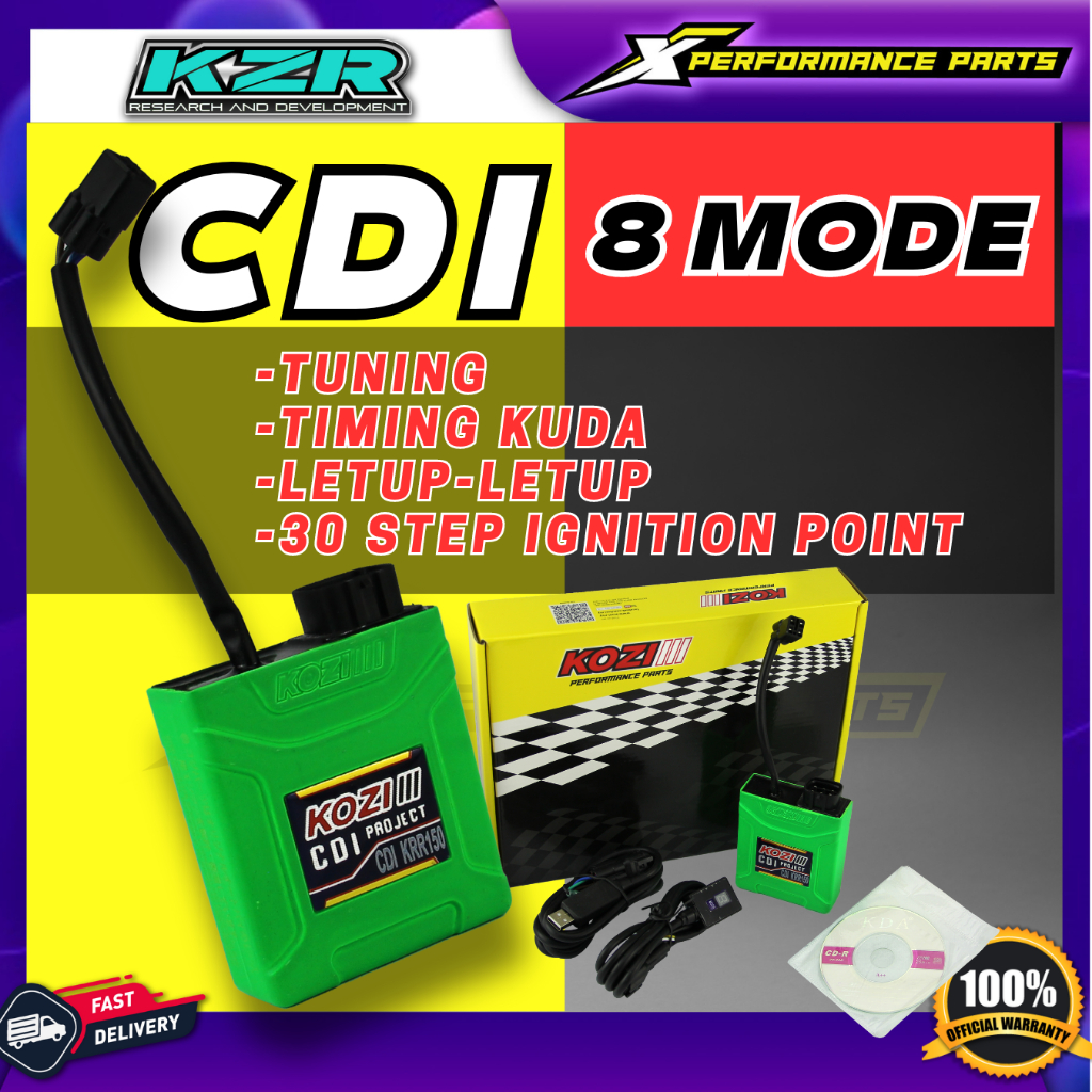 KOZI Racing CDI 8 Modes Timing Kuda Letup letup LC135 EX5 Y125Z WAVE125 ...