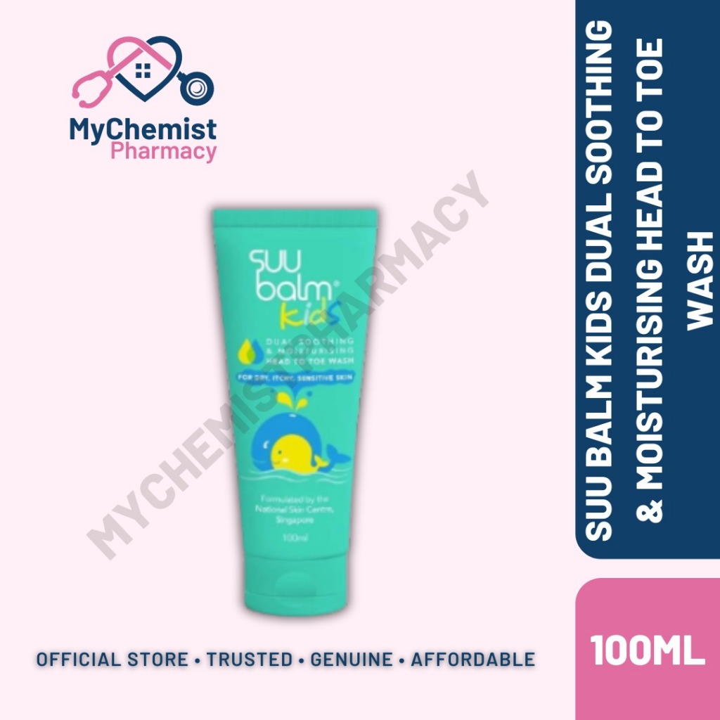 Suu Balm Kids Dual Soothing & Moisturising Head to Toe Wash 100ml ...