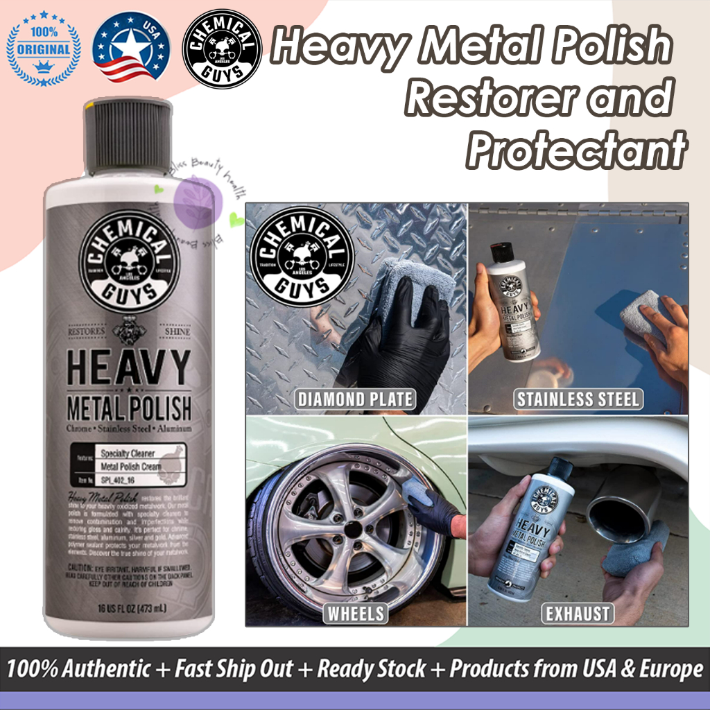 Original USA Chemical Guys Heavy Metal Polish Restorer and Protectant