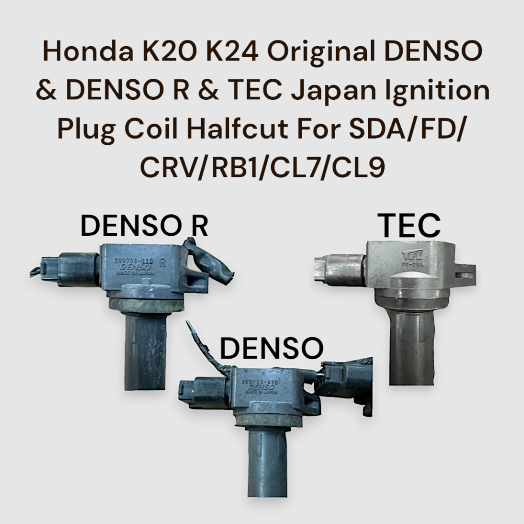 Honda K20 K24 Original DENSO&DENSO R&TEC Japan Ignition Plug Coil