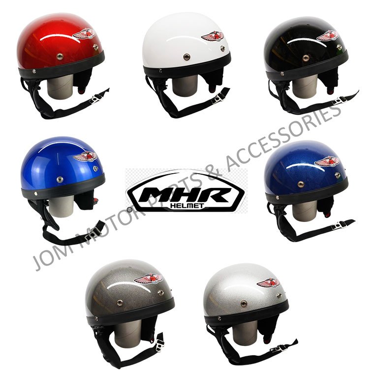MHR】(100% ORIGINAL) HALF CUT HELMET TOPI KERLEDAR STENG SEPARUH