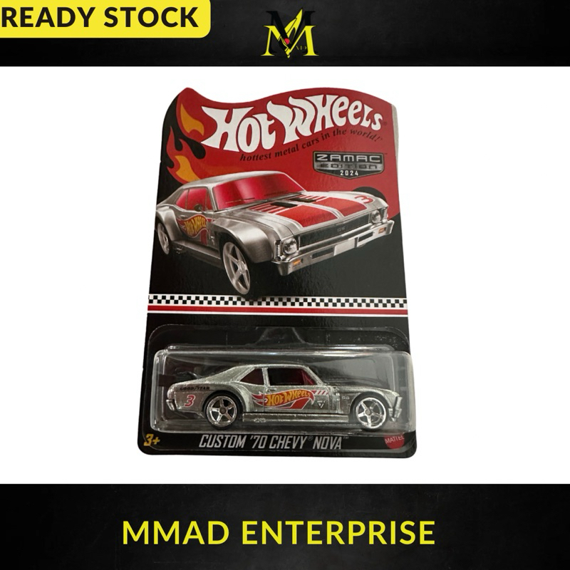 HOT WHEELS ZAMAC Edition 2024 3 Custom 1970 Chevy Nova EUR 94,78