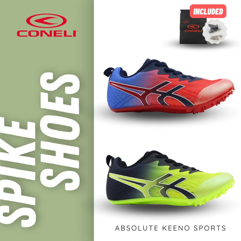 CONELI Spike Shoes/ Track Running Shoes/ Kasut Spike | Shopee Malaysia