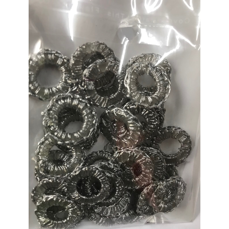 Aari work stone base (silver /25 piece ) | Shopee Malaysia