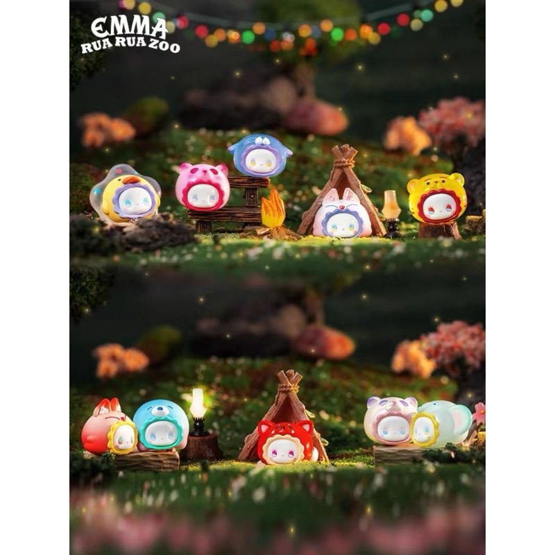 Blind Box Emma Bean Rua Rua Zoo EMMA秘境森林系列盲盒 RUA RUA ZOO萌粒 | Shopee ...