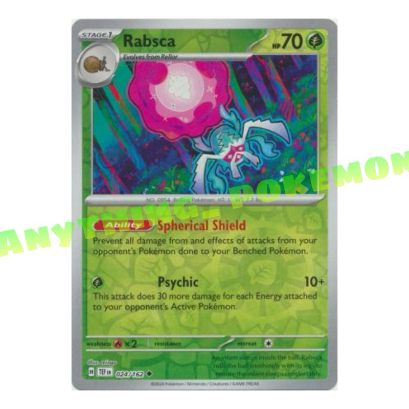 Pokemon Card - Rabsca (024/162), (099/193), (014/191) - HOLO/REVERSE HOLO -  TEF,PAL,SSP Singles | Shopee Malaysia