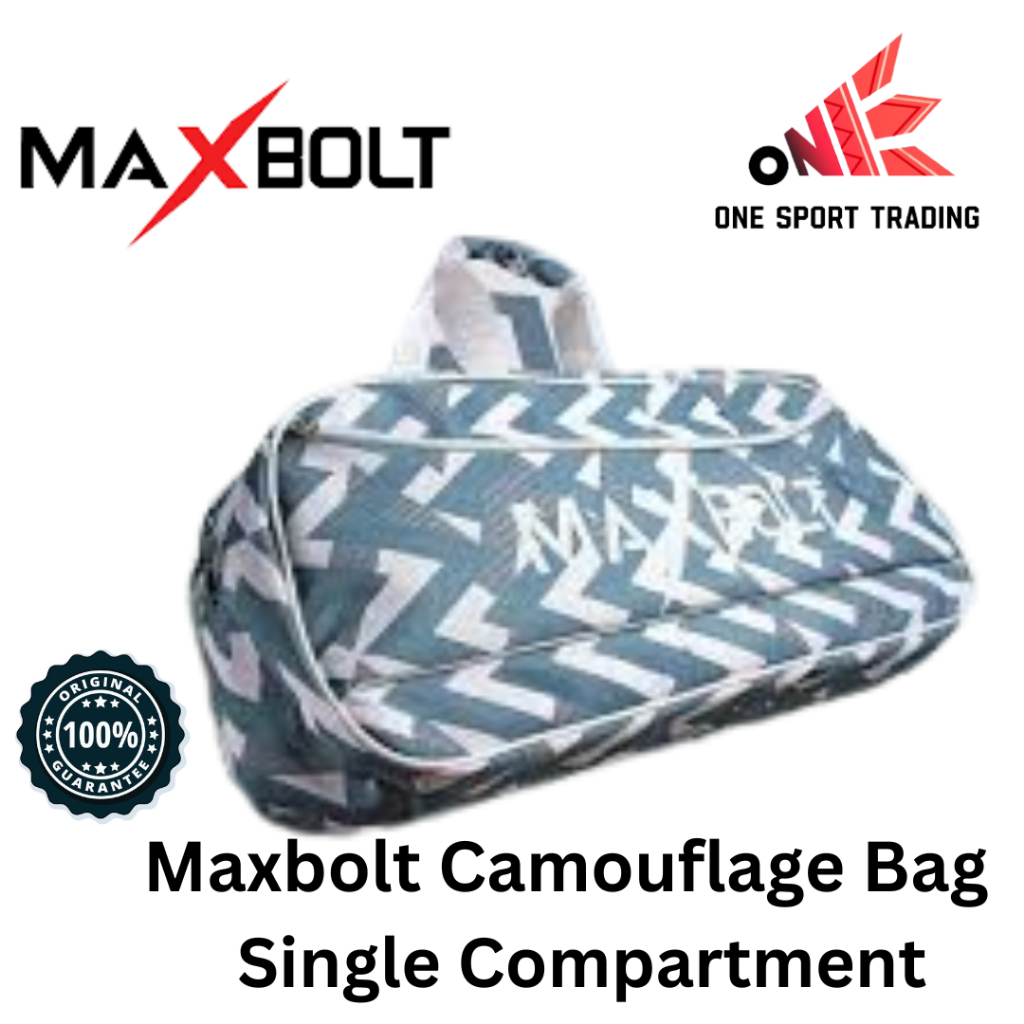 (Ready Stock) MAXBOLT Camouflage Badminton Tennis Squash Square Racquet ...