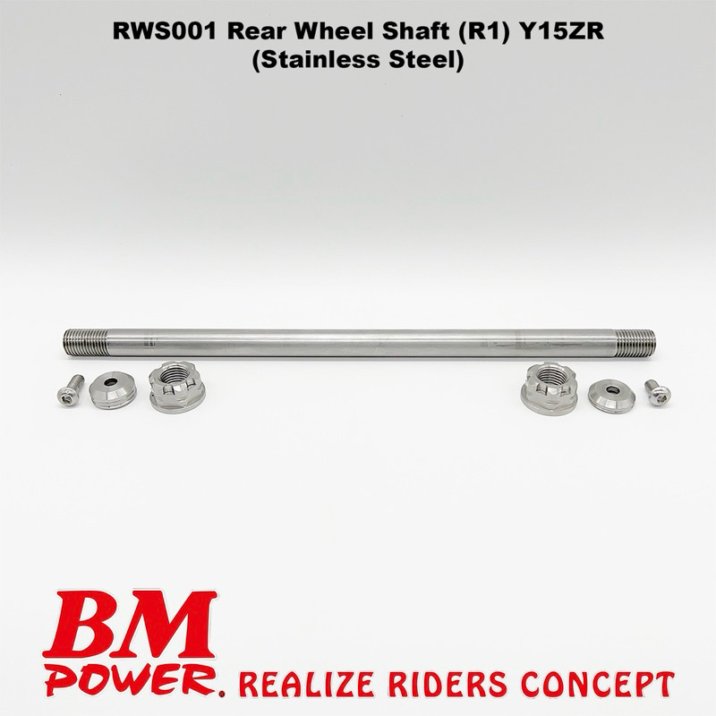 R1 FRONT & REAR WHEEL SHAFT Y15 Y16 Y15ZR Y16ZR BM Power CNC Technology ...