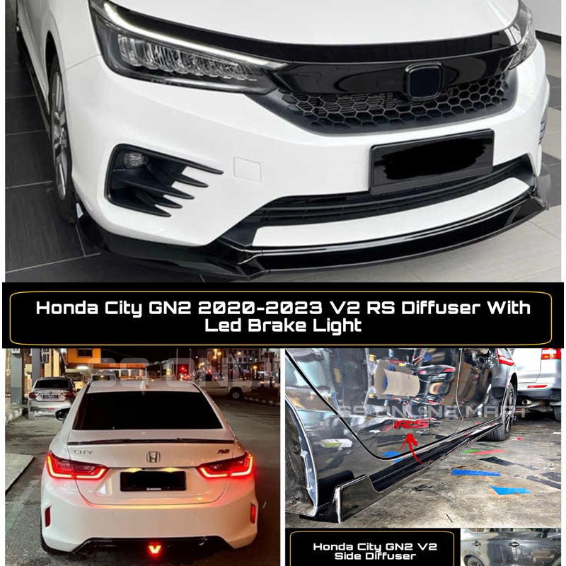 Hona City GN2 2020-2023 Sedan RS V2 Diffuser City Bodykit City GN2 ...