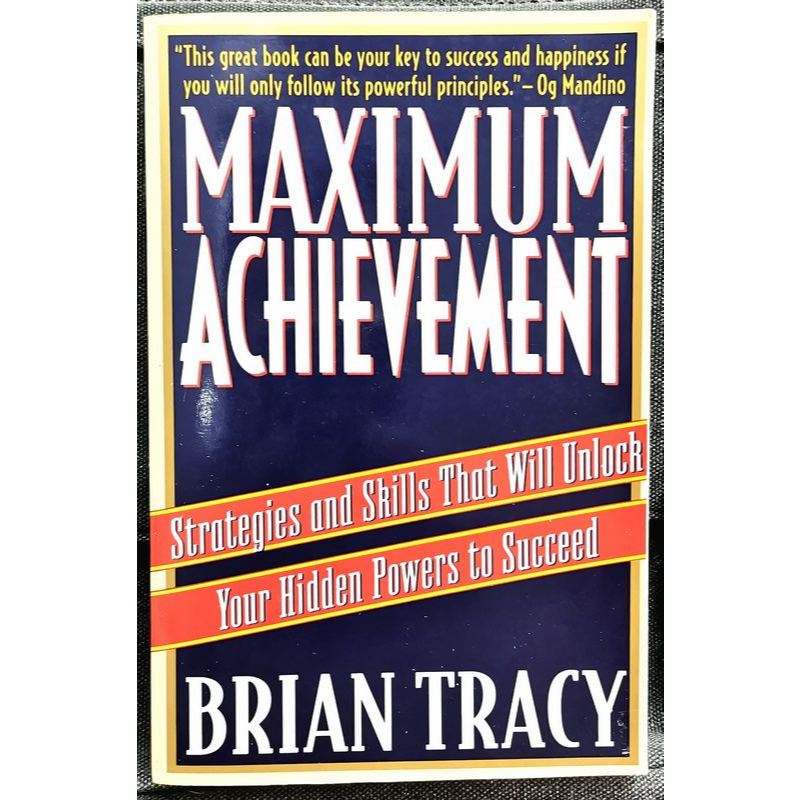 《LIGHTLYUSED》Brian Tracy MAXIMUM ACHIEVEMENT Strategies & Skills