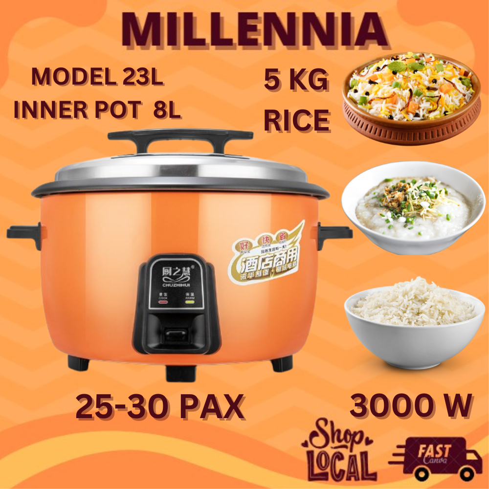 23L Commercial/Home Multi Function Non Stick Electric Auto Rice Cooker ...