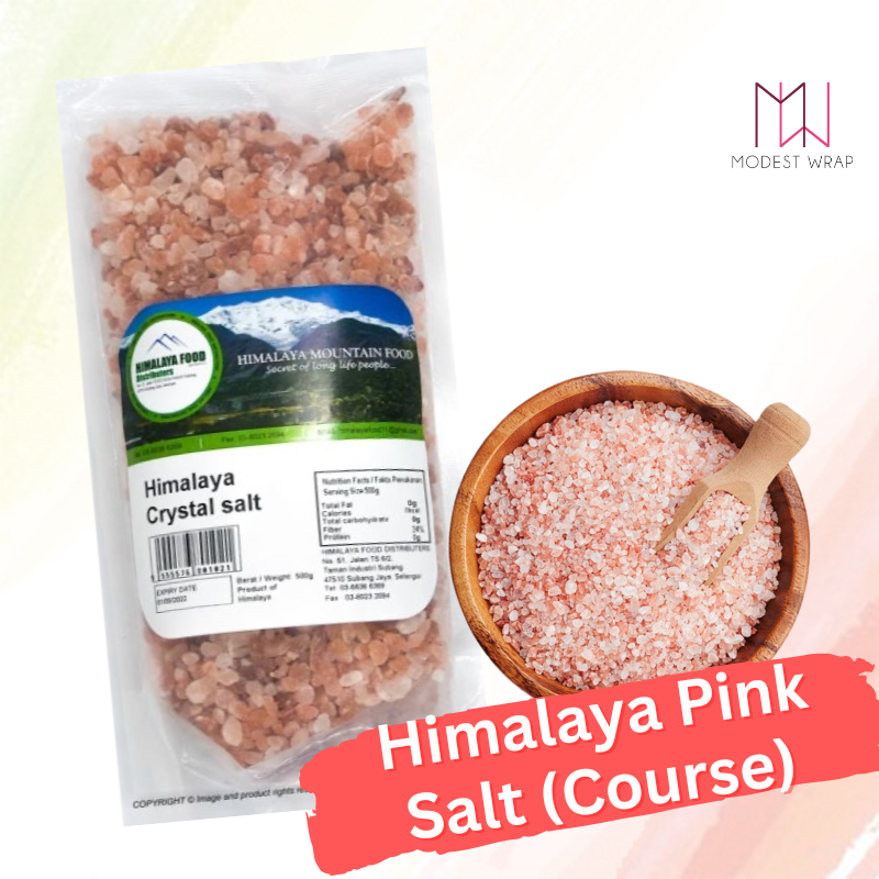 Himalaya Pink Course Rock Salt Garam Kasar Kristal Bukit Himalayan ...