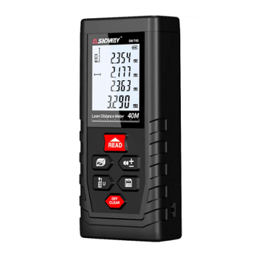 SNDWAY Laser Rangefinder Distance Meter Handheld Area / Volume / Angle ...