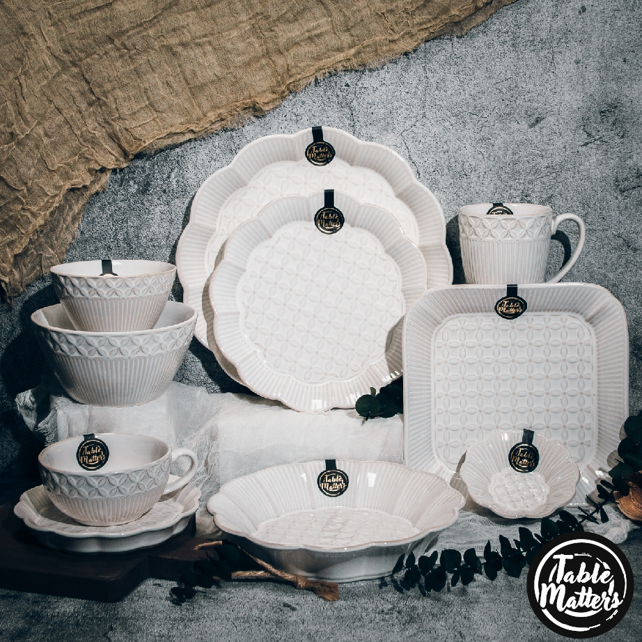 Table Matters - Shippo White Tableware Collection- Plates | Bowls ...