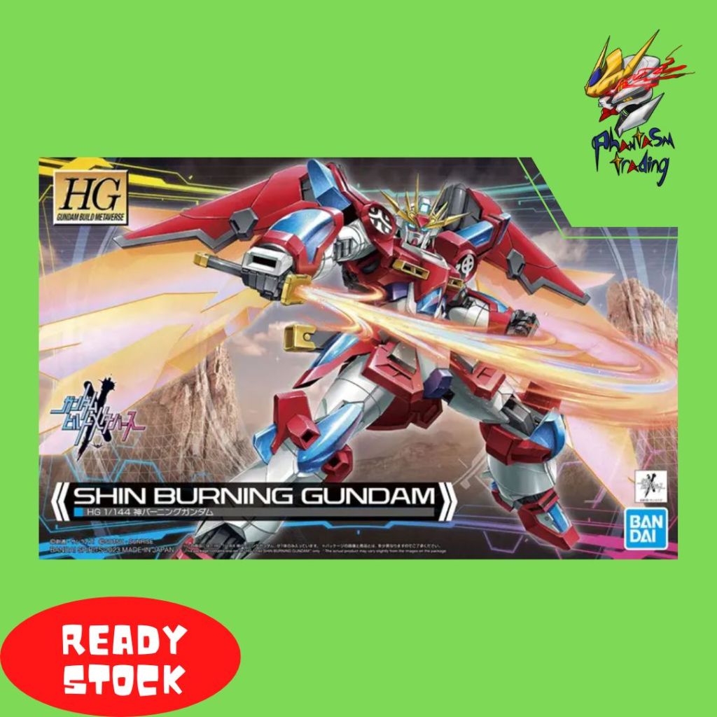 Bandai HG Shin Burning Gundam (Gundam Build Metaverse) | Shopee Malaysia