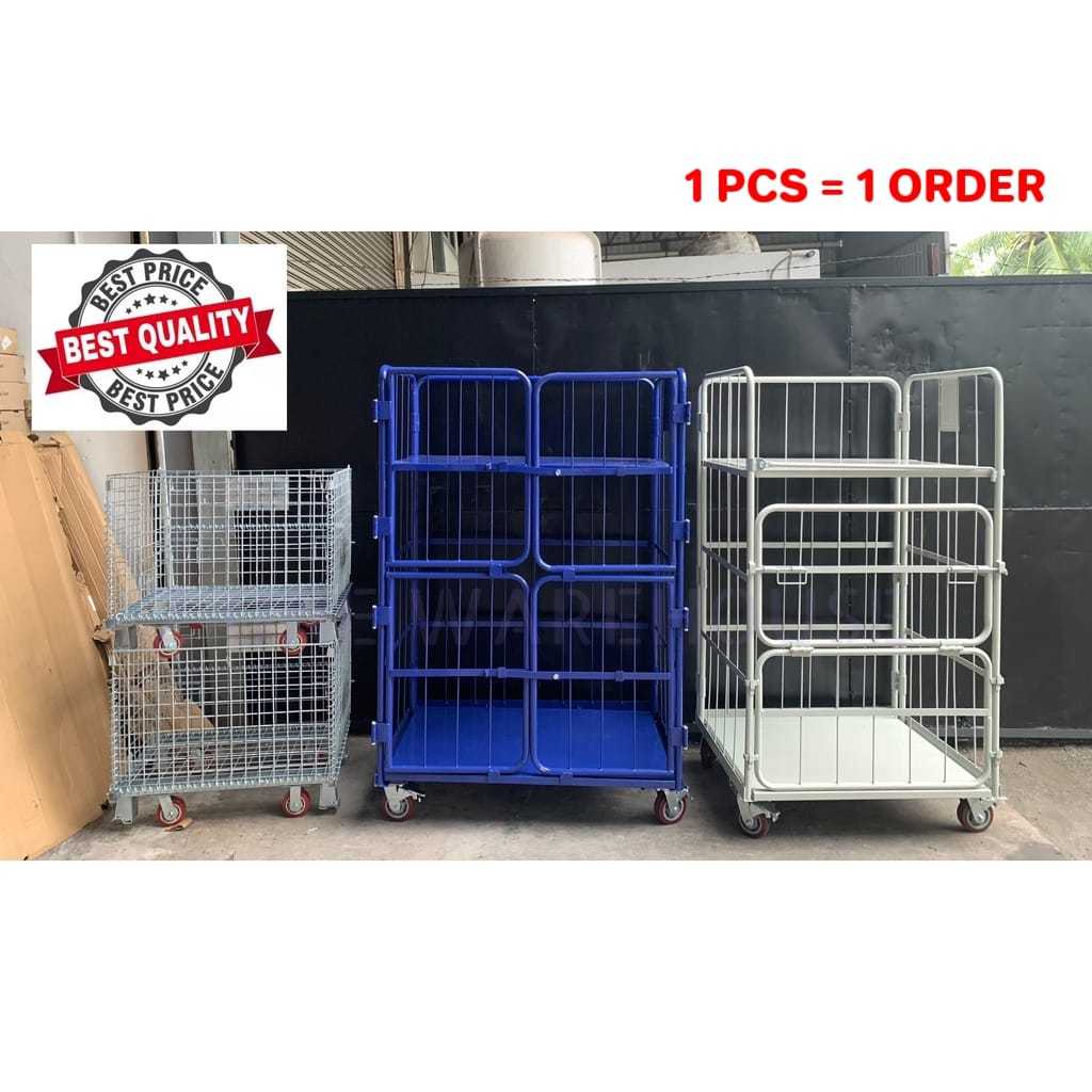 heavy duty industrial cage trolley