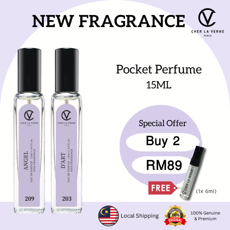 Cher La Verne Pocket Perfume New Fragrance Perfume 15ml Minyak Wangi ...