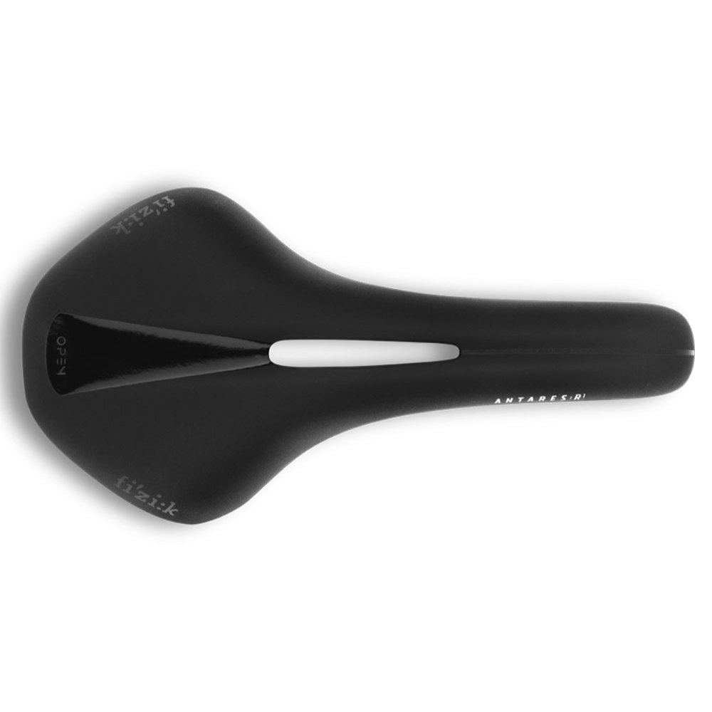 Selle Fizik Antares R1 Open Large 142mm – Carbone Tressé Noir, Fabriquée En Italie