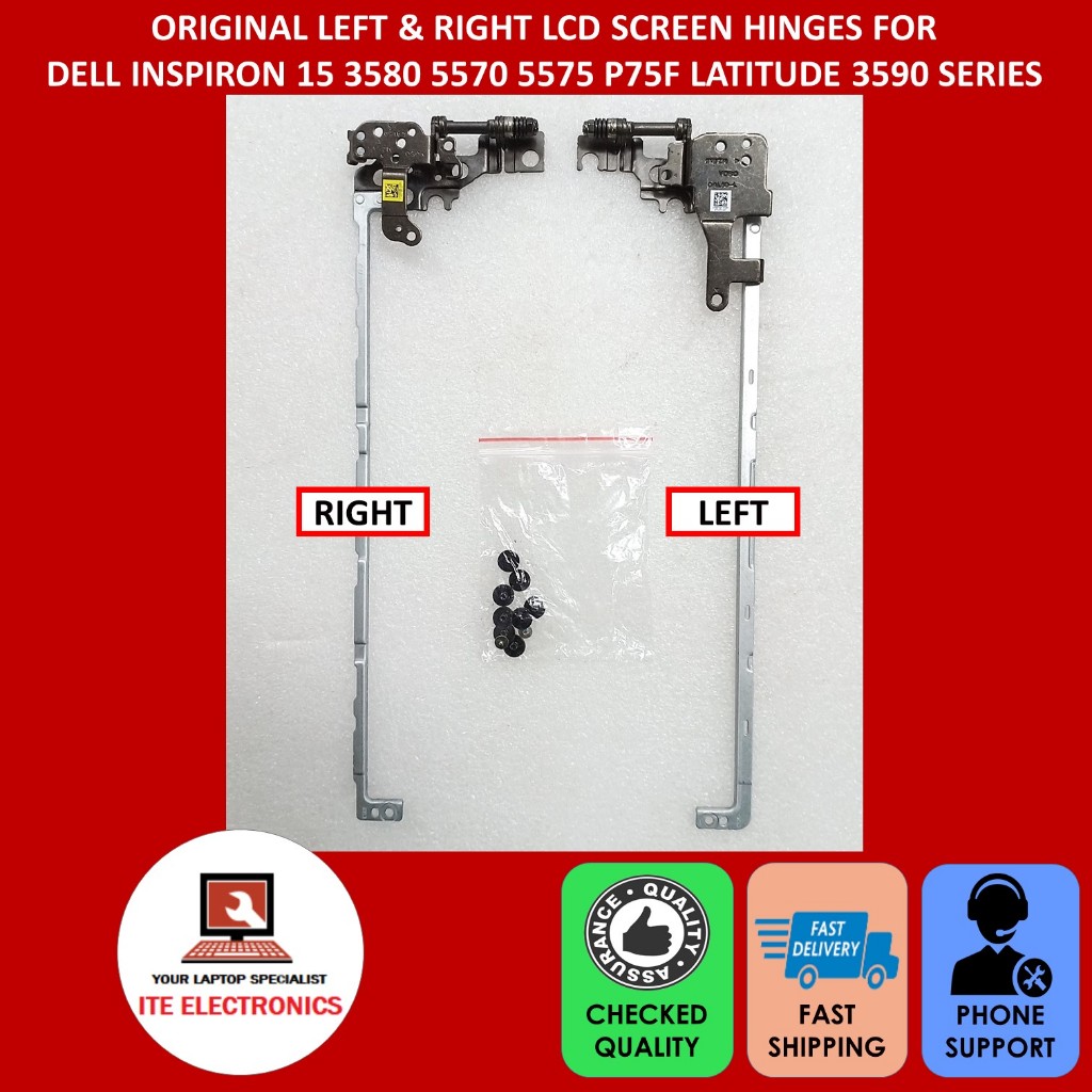Cerniera dello schermo per Dell 15 3580 3582 3583 5570 5575 3585 3590 3593 3595 E3590 albero del computer portatile  7