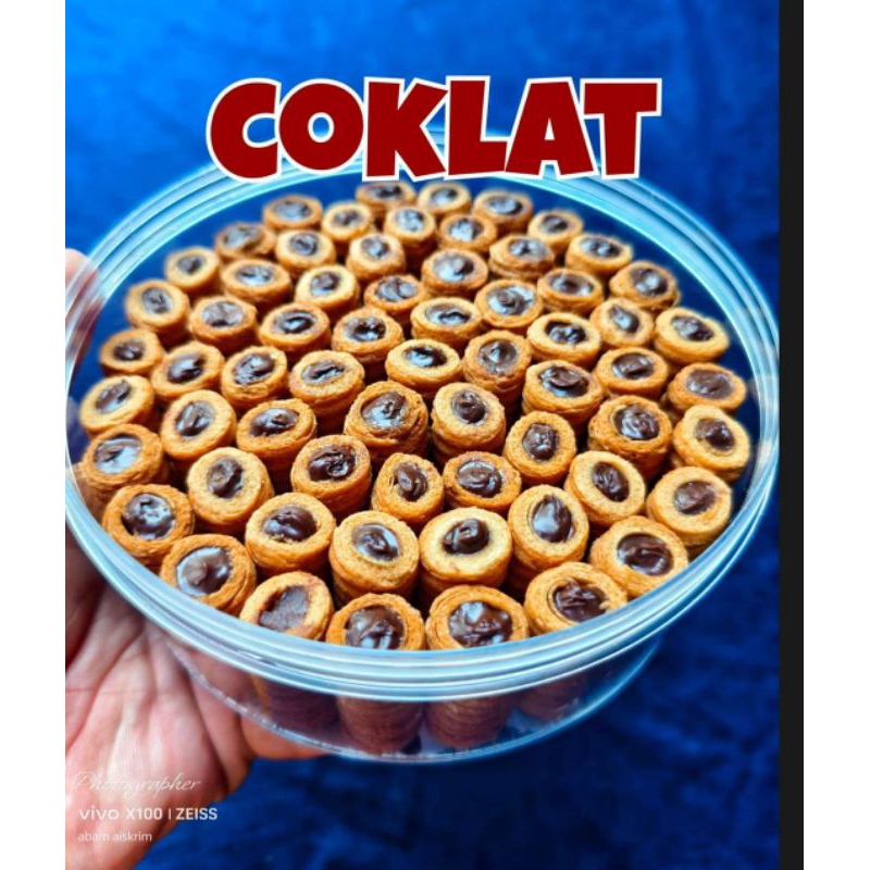 Kuih kapit/kapit roll coklat | Shopee Malaysia