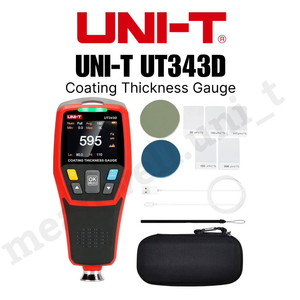 UNI-T UT343D Digital Coating Thickness Gauge Meter Tester | Shopee Malaysia