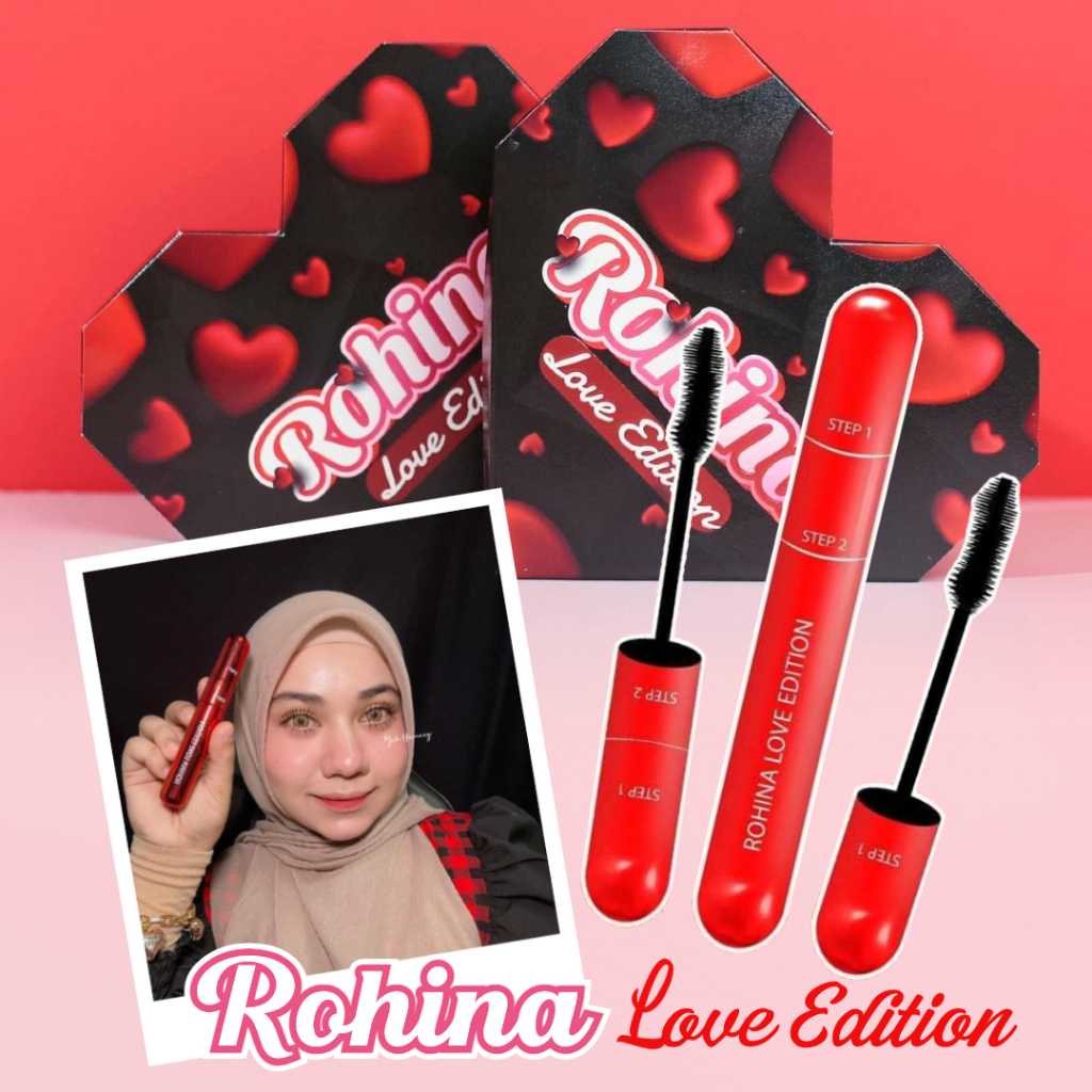Rohina Mascara Love Edition 2024 / Two Step Maskara Volume Curly ...